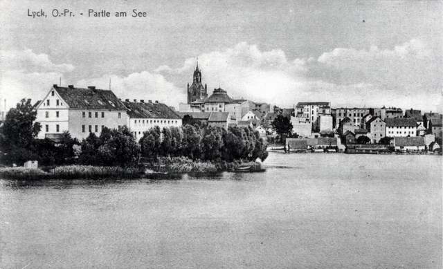 E�k - Widok znad jeziora, 1917. 