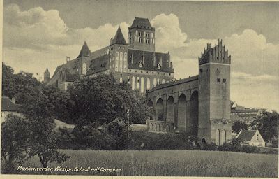 Marienwerder - Schlo� mit Dansker 1941