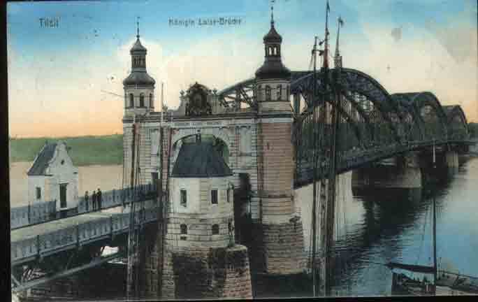 Tilsit - Most kr�lowej Luizy 1915