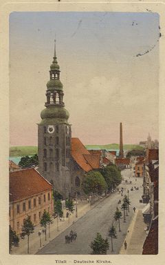 Tilsit - Ko�ci� niemiecki 1912