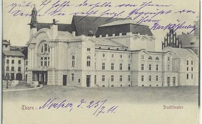 Toru� - Teatr miejski 1911